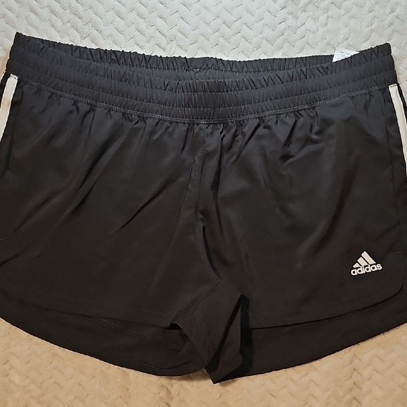 Adidas Black Athletic Shorts Moisture-Wicking Lightweight - Picture 1 of 8